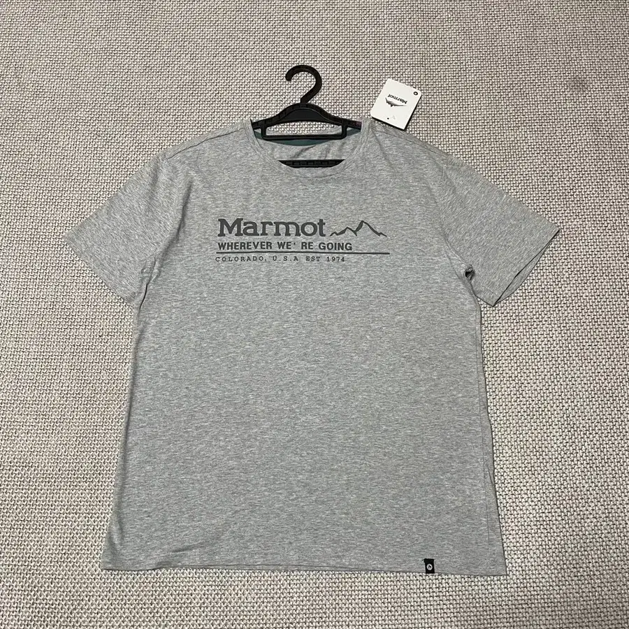 XL 새상품 마모트 라운드 반팔티 B.8386
