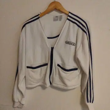 adidas 파일 원단 집업 가디건 탱크탑 세트