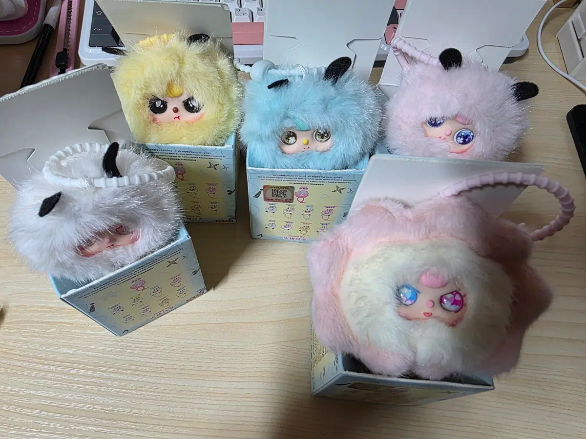 베이비쓰리 꿀벌+시크 인형