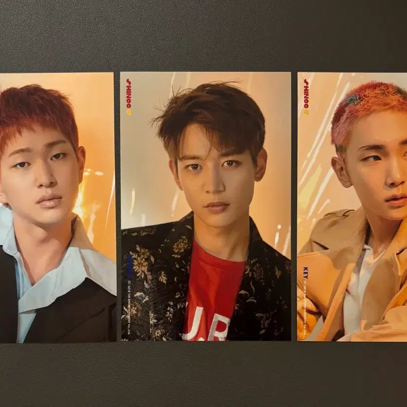 샤이니 스옵라 인화사진 (온유, 민호, 키)