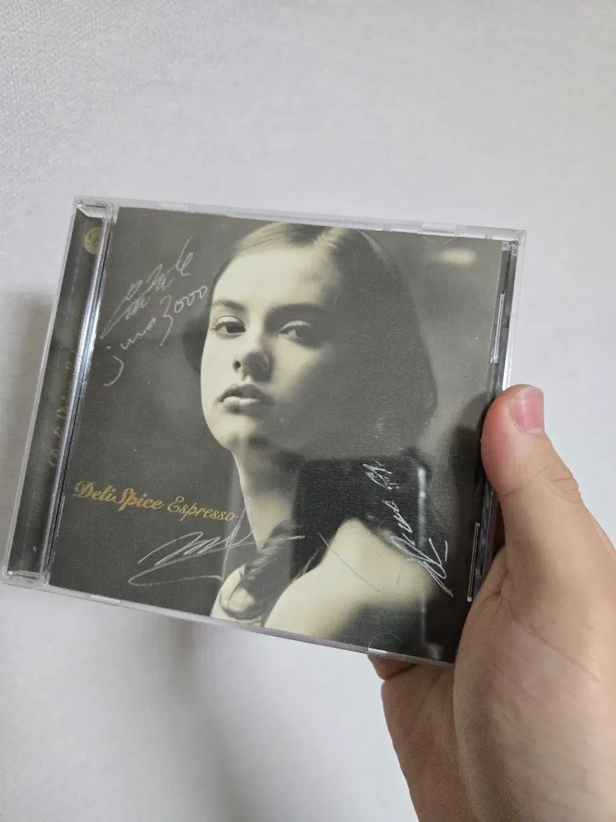 델리스파이스 5집 에스프레소 cd 사인반