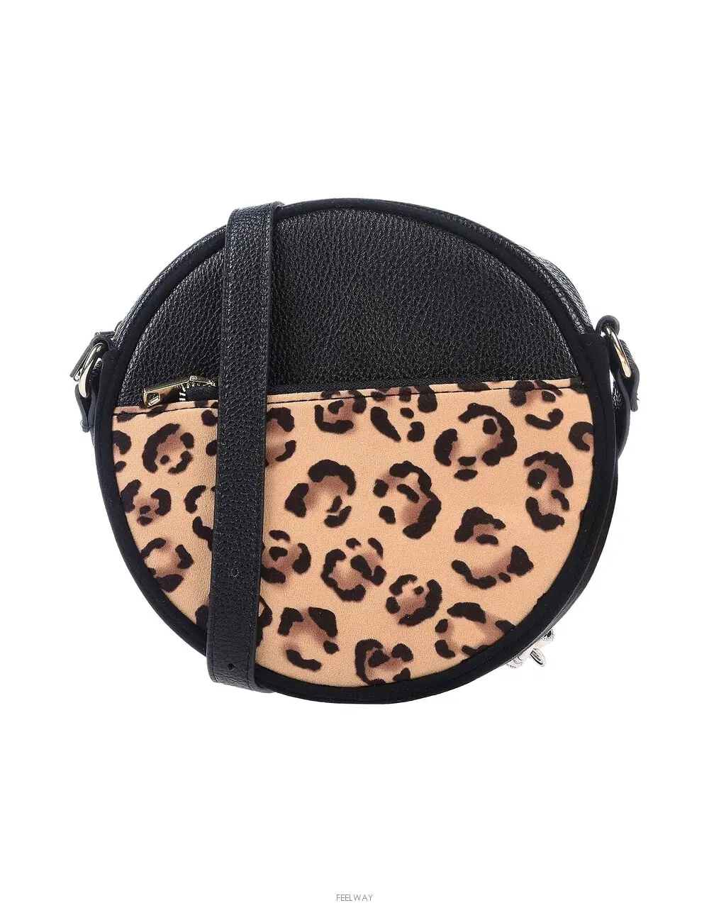 DSQUARED2 Pills Round LEOPARD circle bag