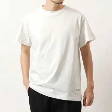 질샌더+ 티셔츠 화이트