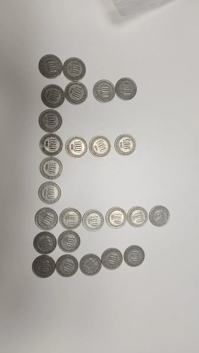 동전 (10원, 50원, 100원)