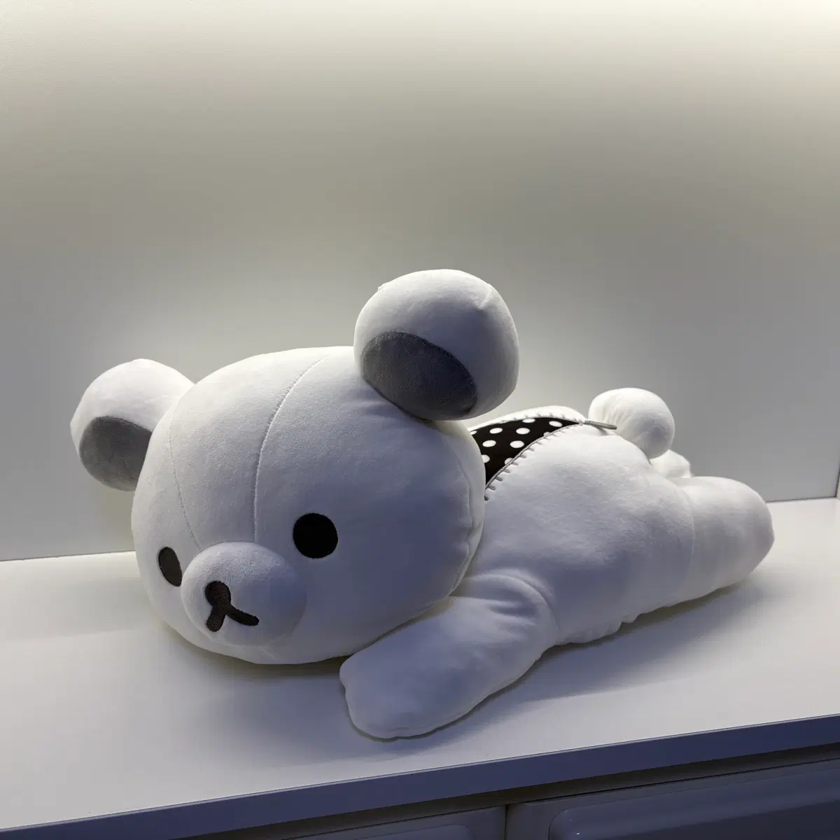 리락쿠마 모노크롬 모찌모찌 봉제인형