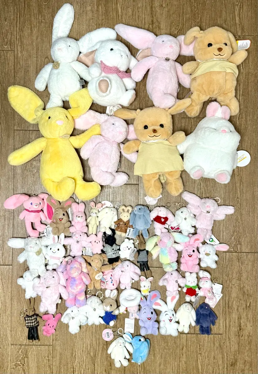 Rabbit 귀여운 토끼 인형뽑기 열쇠가방고리 키링 인형keyring모음(일괄)