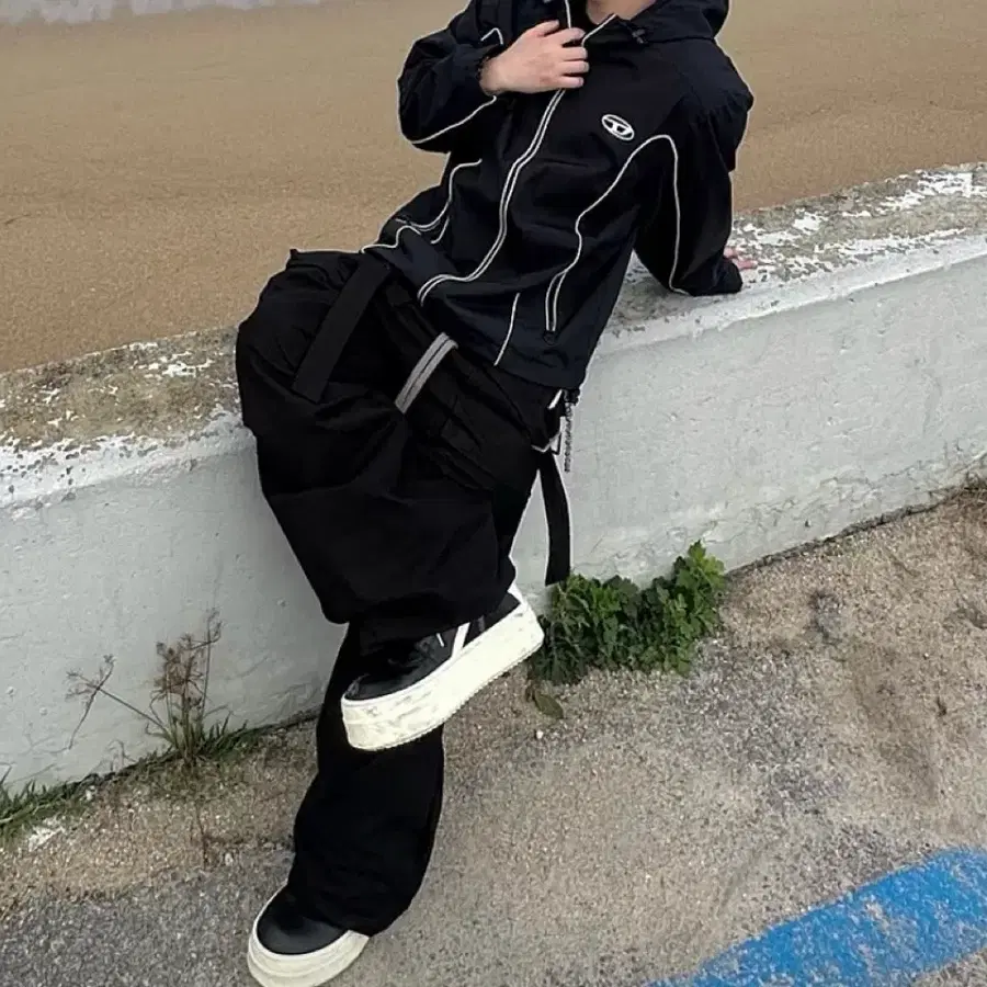 디젤 바람막이