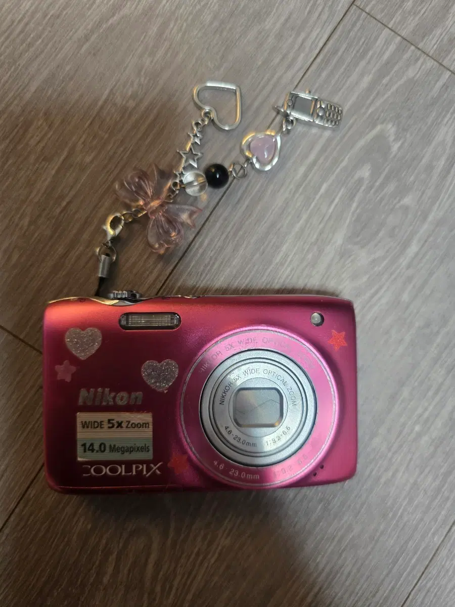 니콘 쿨픽스 S3100 (Nikon COOLPIX S3100) 핑크 - 배터리/SD카드 포함 (초점 특이사항 확인)