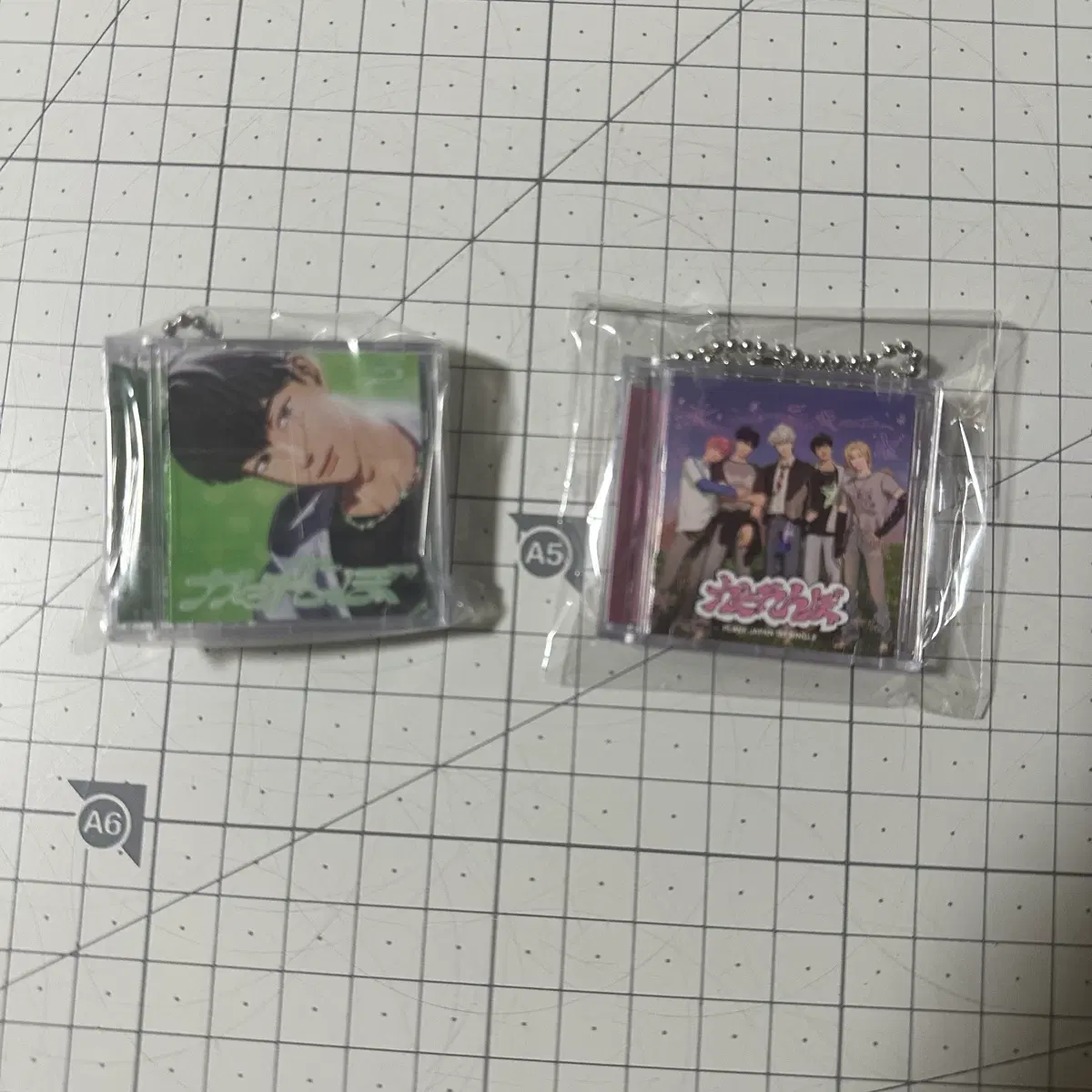 플레이브 카쿠렌보 미니CD 가챠 아크릴 키링 하민 단체 세트 plave