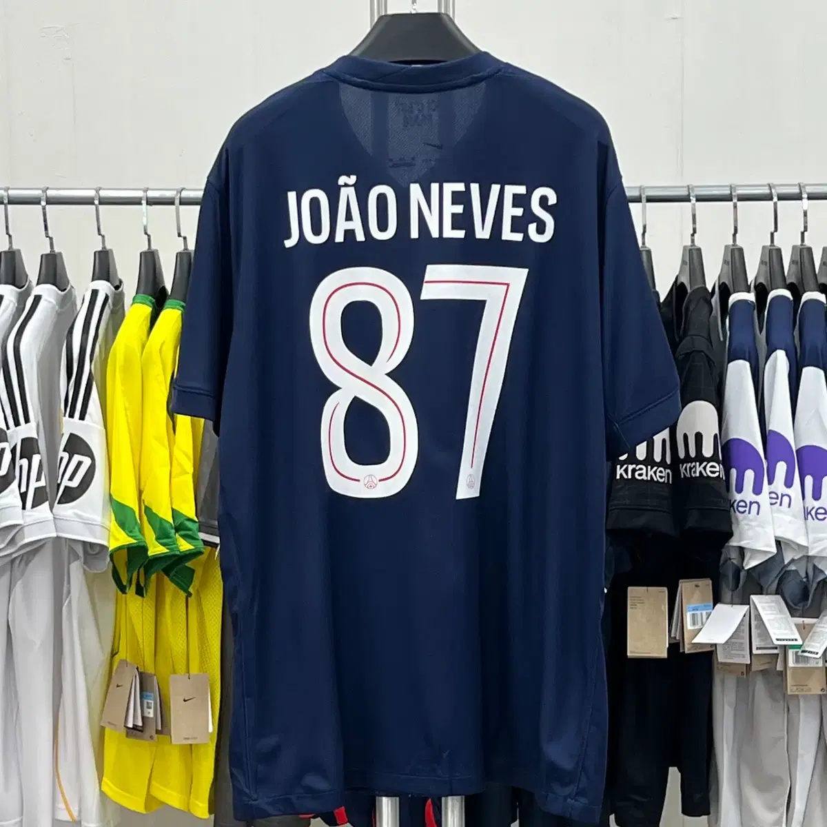 25/26 PSG 파리생제르망 홈 No 87 주앙 네베스 유니폼