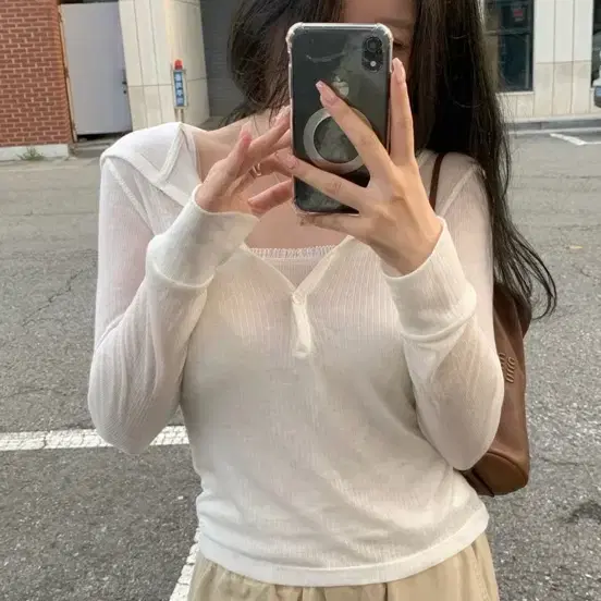 리브아워 후드 레이어드 세트