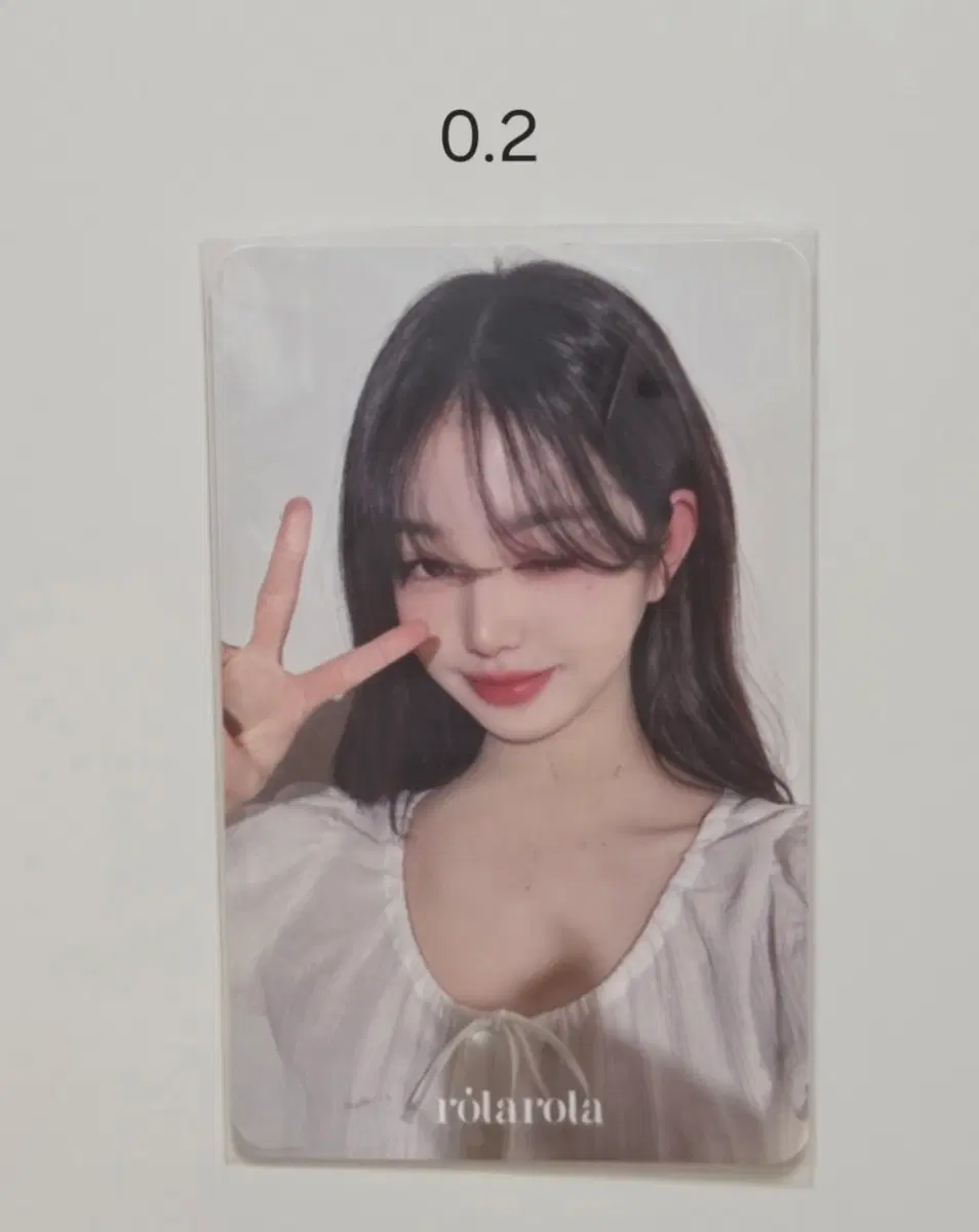 아이브 원영 로라로라 포카