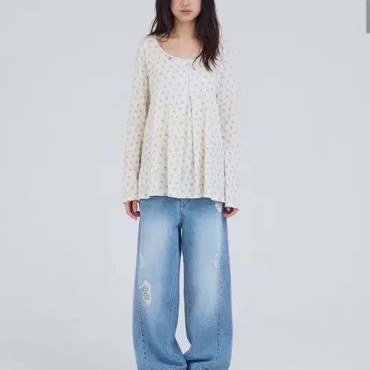 오피쉬 데님팬츠