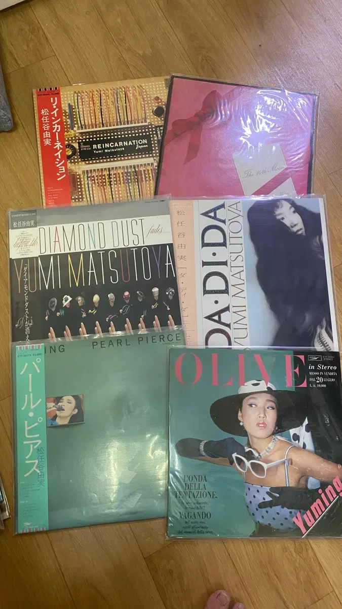 마츠토야 유미 LP 앨범 6종 세트 유밍
