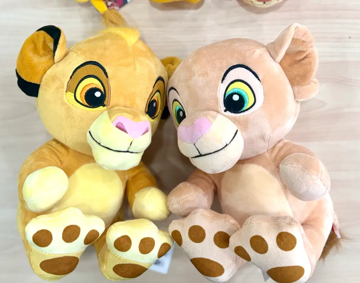 디즈니 라이온언킹Lionking심바 날라 중형인형뽑기 인형 일괄
