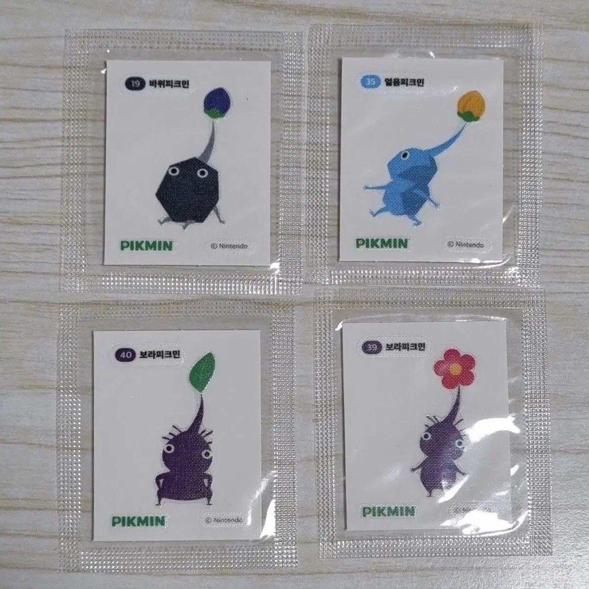 닌텐도 피크민 띠부씰 스티커