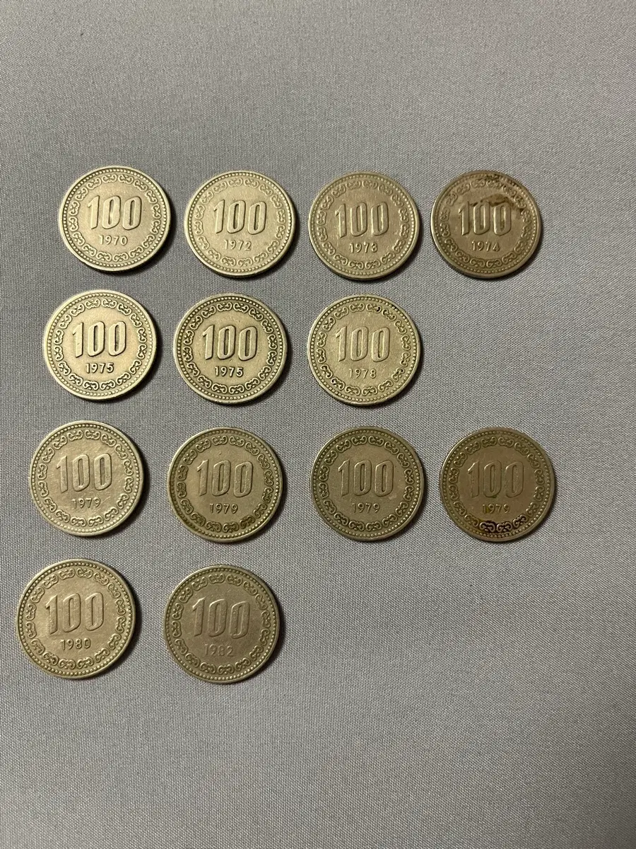1970~80년대 100원 일괄판매