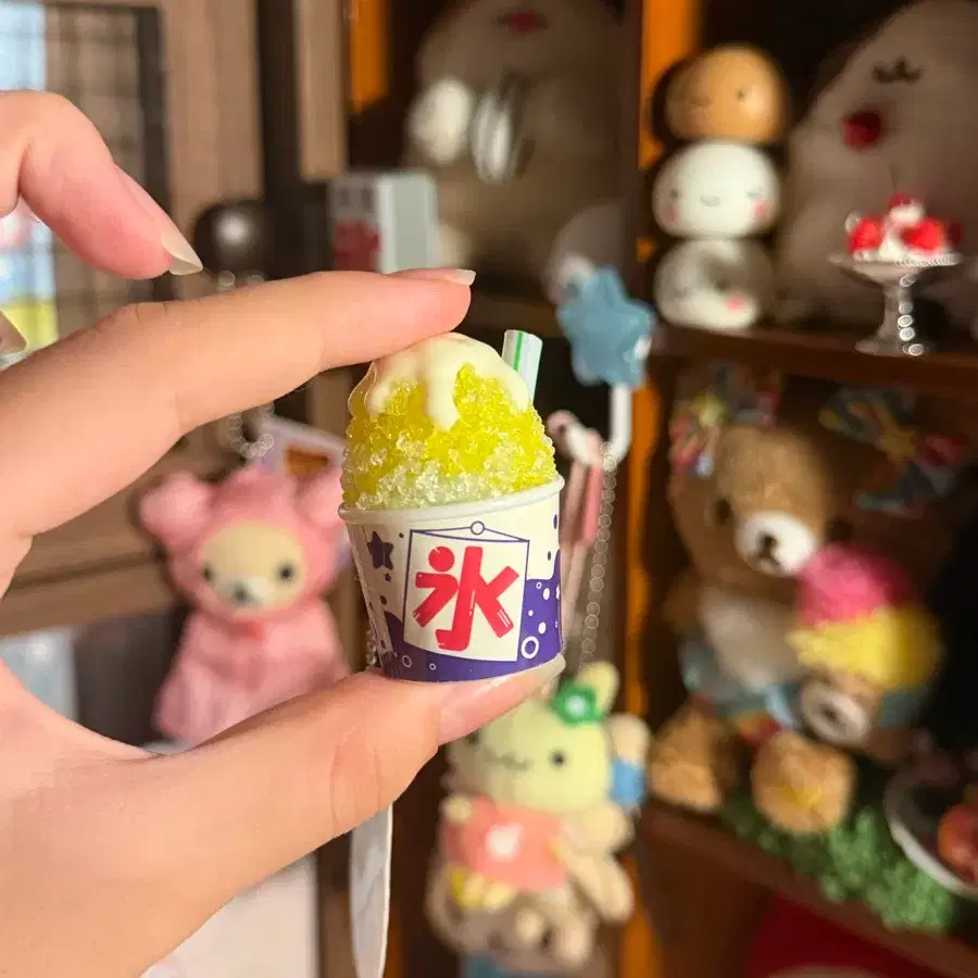카키고오리 일본 빙수 키링