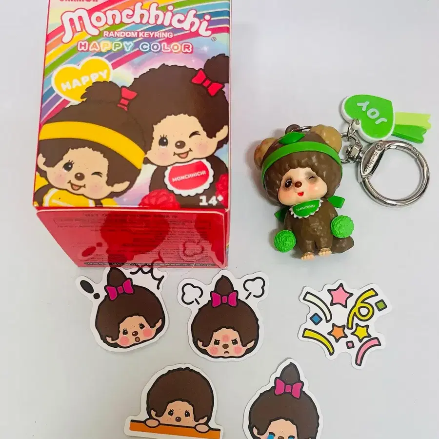 몬치치 해피컬러 타누타누 키링 (몬치치 스티커 서비스로 드려요^^)