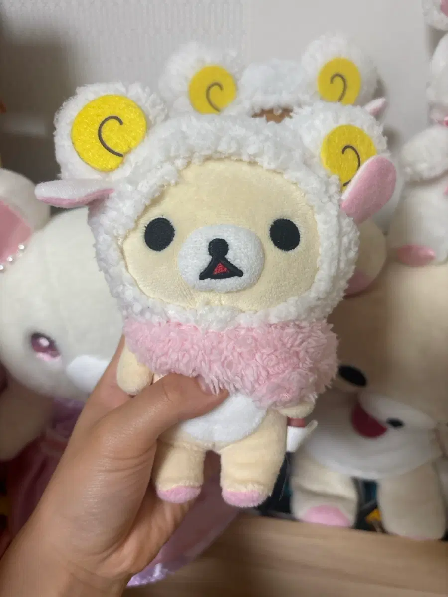 고전 산엑스 코리락쿠마 양 머플러 인형