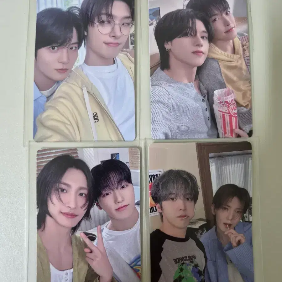 에이티즈 2025 시그 특전 유닛 포토카드 4종 세트