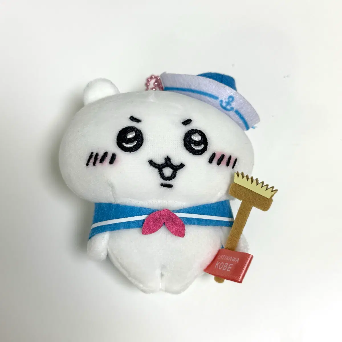 먼작귀 치이카와 지역한정 고베 마린 세일러 마스코트 인형 키링