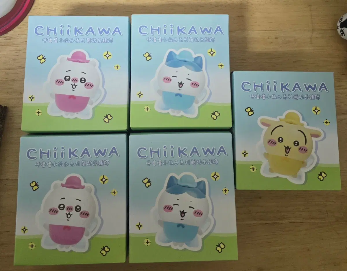 먼작귀(치이카와) 치이카와 하치와레 우사기 요정 피규어 키링