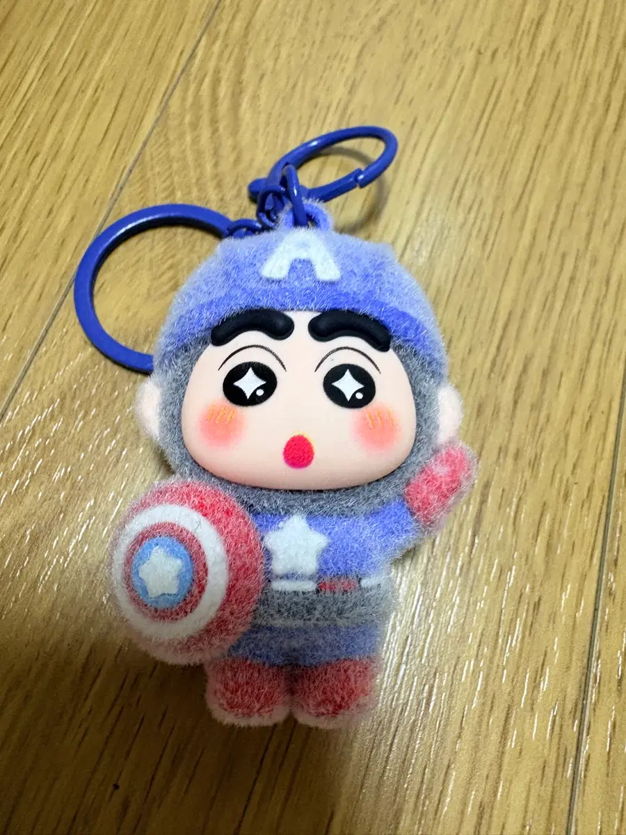 캡틴아메리카 짱구 키링