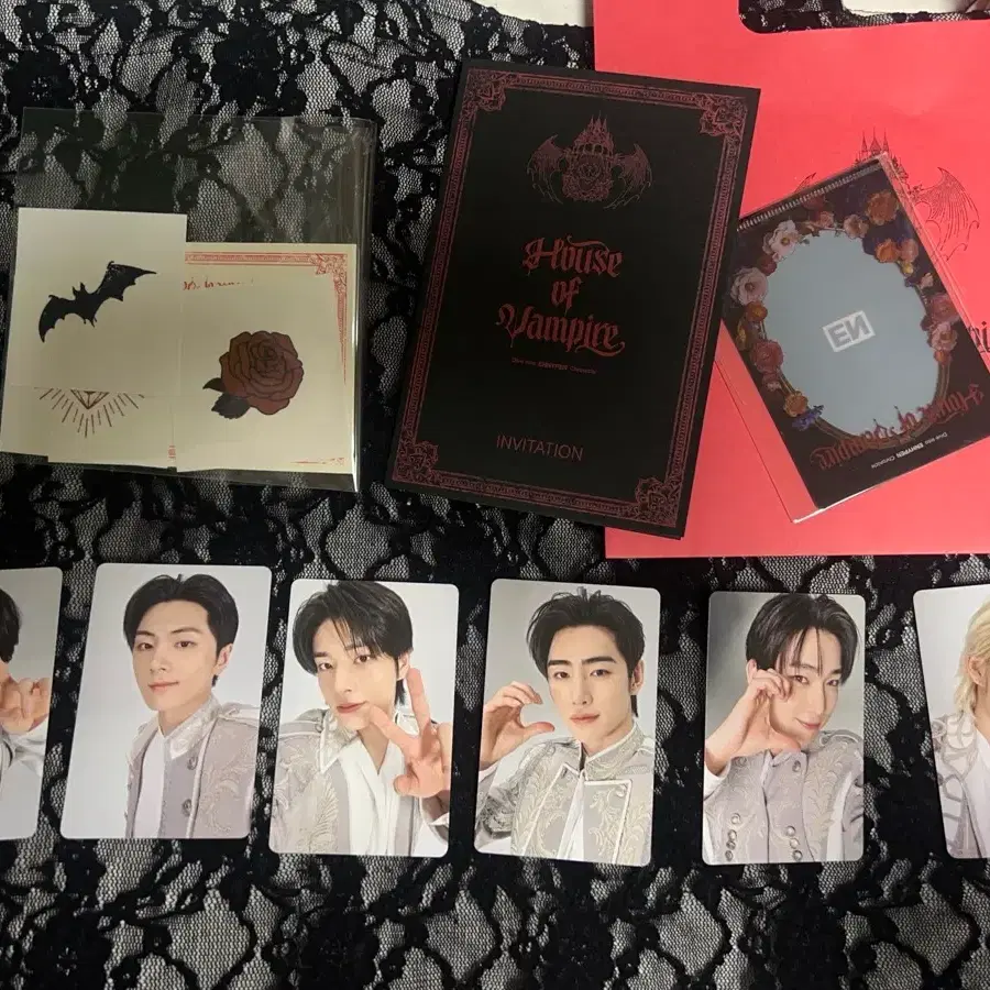enhypen 엔하이픈 하오뱀 전시회 vip 포카세트 입장 특전 정원 제이 제이크 성훈 선우 니키