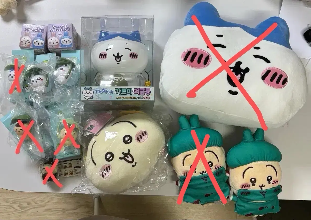 새상품) 먼작귀 치이카와 하치와레 우사기 모몬가 모몽가 쿠리만쥬 할로윈 우산피규어 모니터피규어