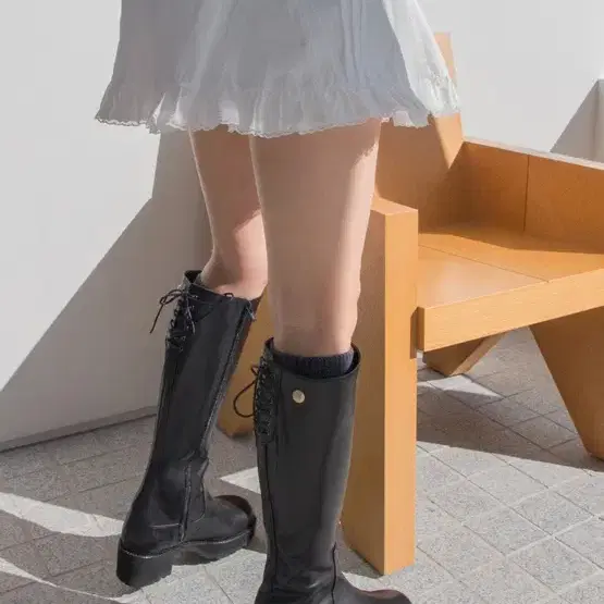 카렌화이트 롱부츠