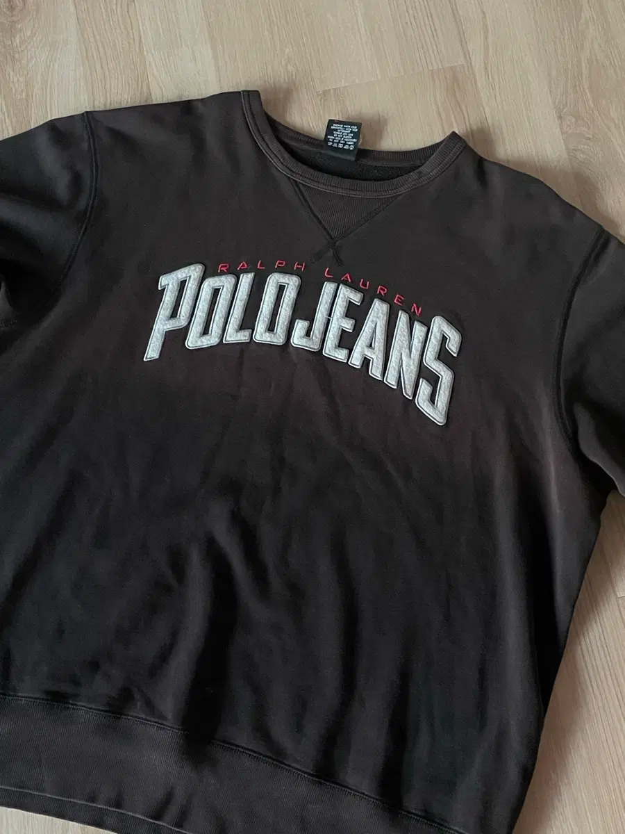 폴로진스 빈티지 polo jeans company 맨투맨 팝니다.