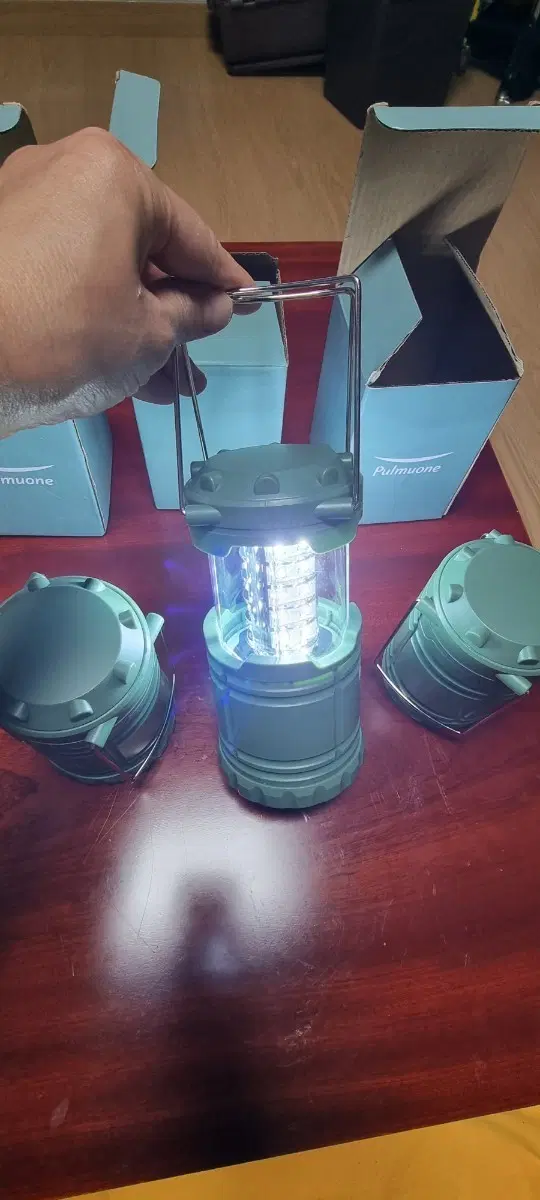 풀무원 휴대용 LED 랜턴 캠핑 랜턴