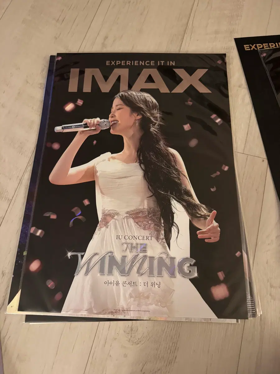 아이유 콘서트 THE WINNING 아이맥스 포스터