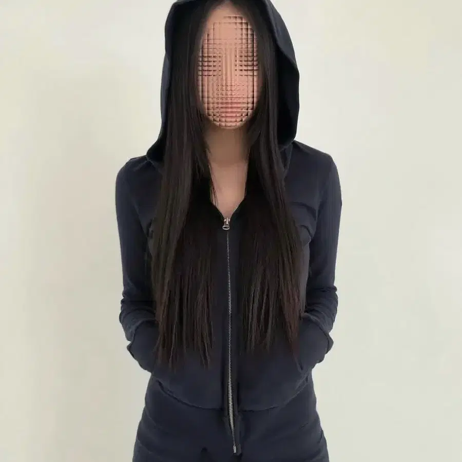 유프로젝트 yue 후드집업 네이비