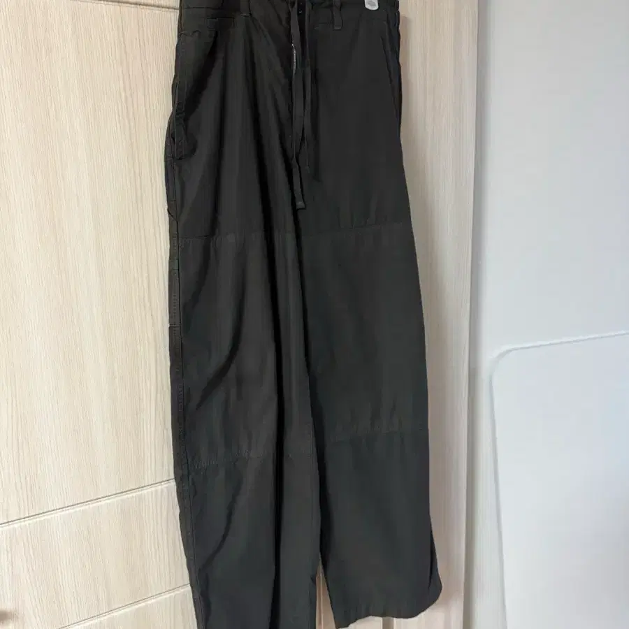 포터리 코튼 포플린 더블 니 팬츠 1 블랙