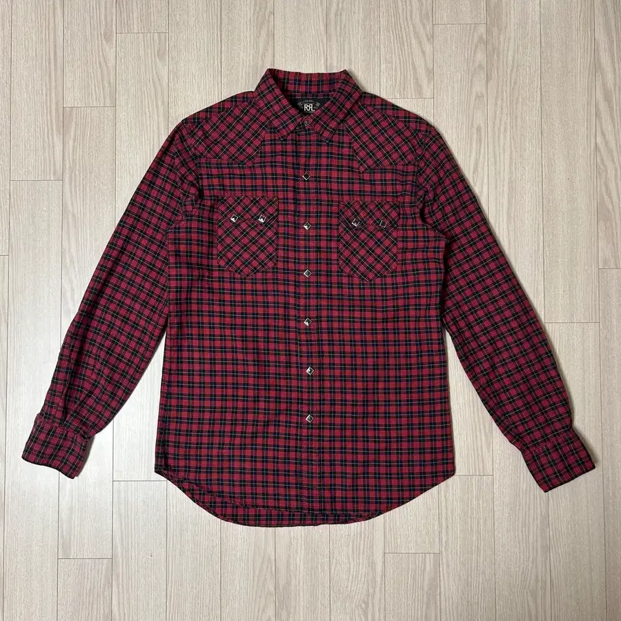 RRL 더블알엘 웨스턴 체크 셔츠 M