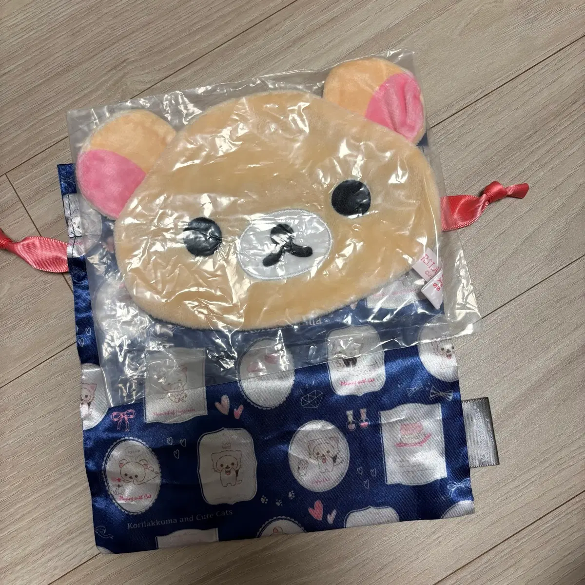 [일괄] 산엑스 리락쿠마 코리락쿠마 얼굴 파우치 가챠