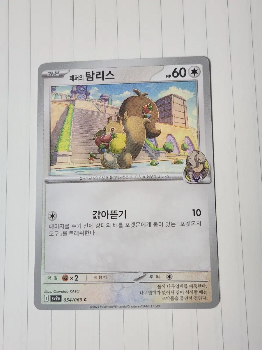 포켓몬 카드 페퍼의 탐리스