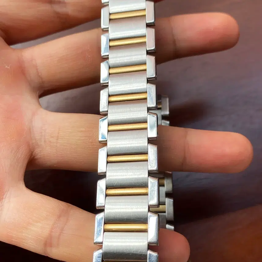 까르띠에 탱크 프랑세즈 크로노그래프 XL 18k 콤비 사진 8
