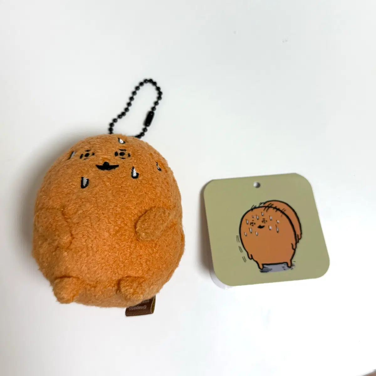 나가노 농담곰 두더지 고로케 인형 키링