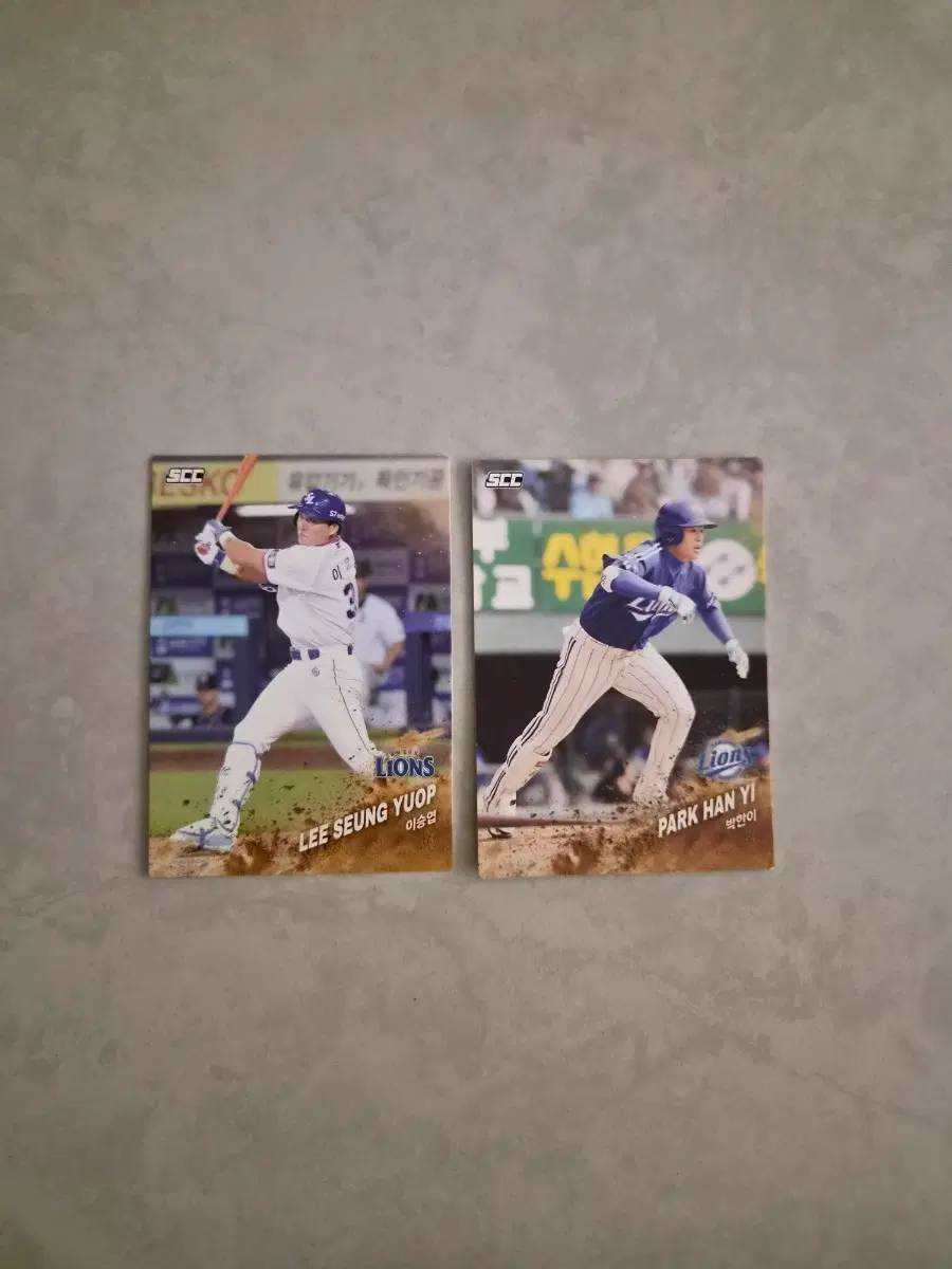 삼성라이온즈 KBO 카드 이승엽 박한이