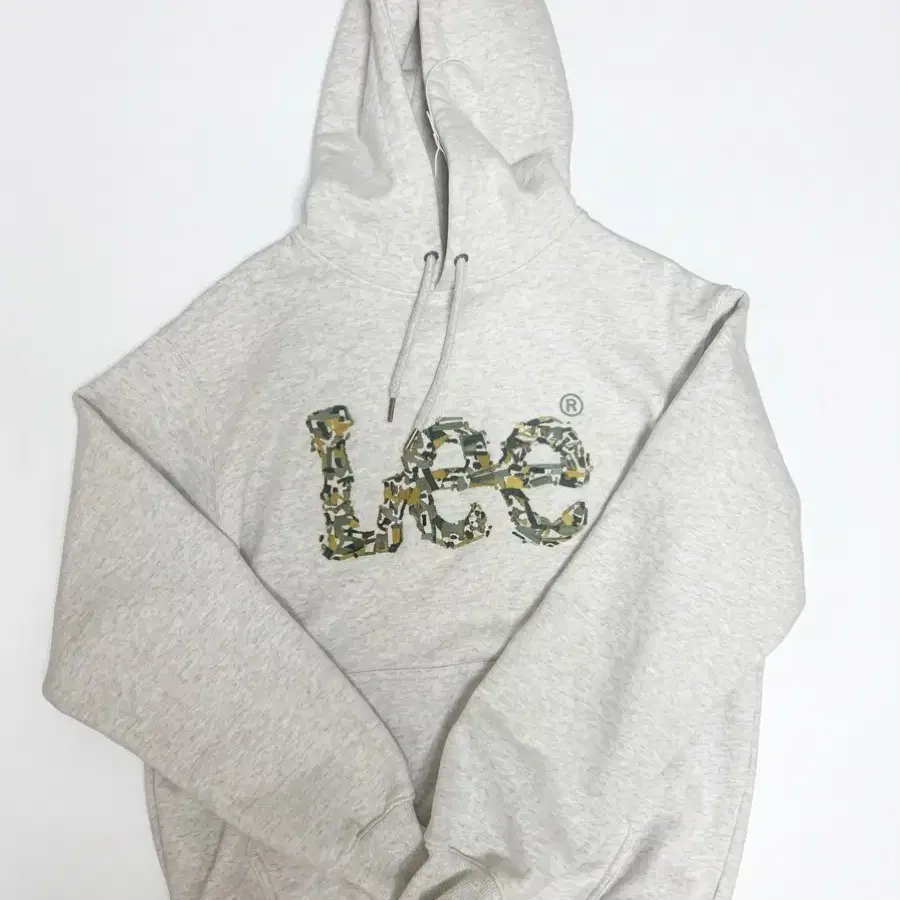 LEE 카모 로고 후드티