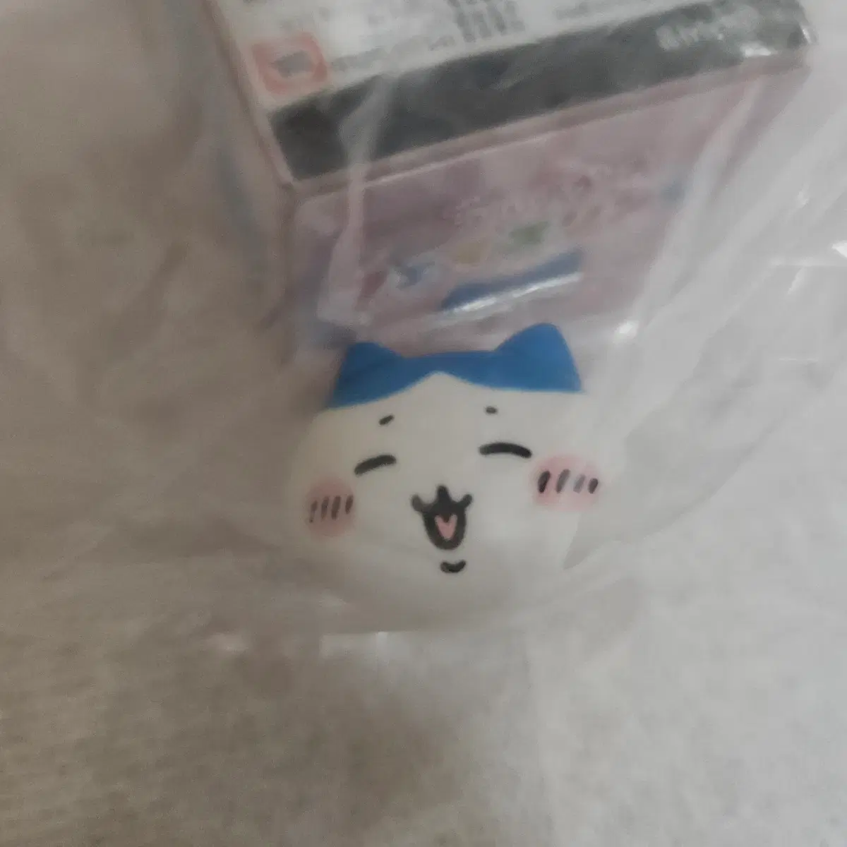 새상품) 먼작귀 하치와레 페이스링 반지 가챠