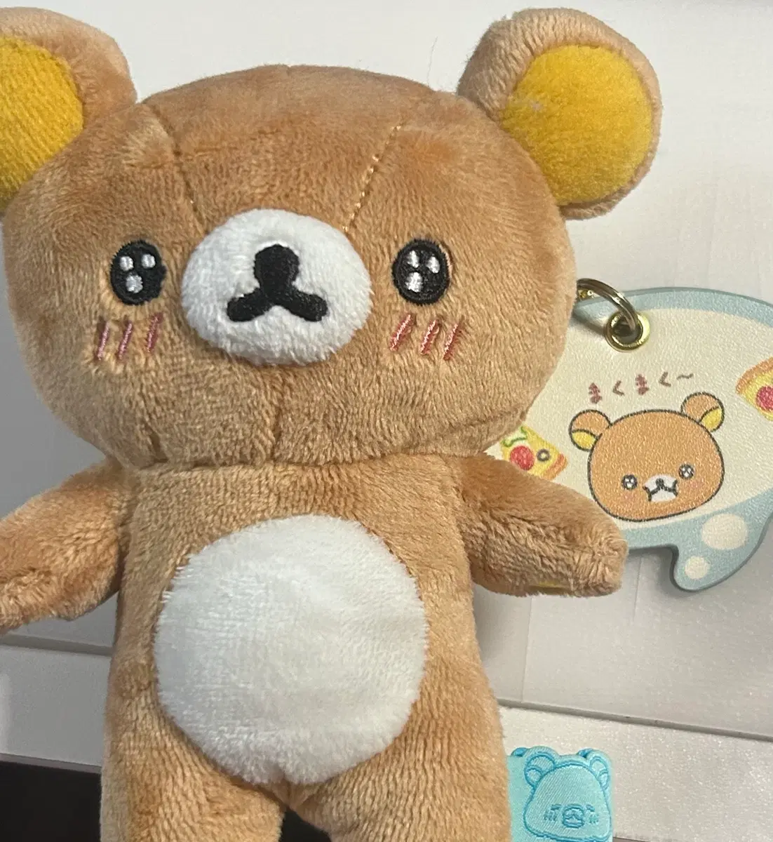 리락쿠마 너무배불러초롱초롱마스코트 인형 정품