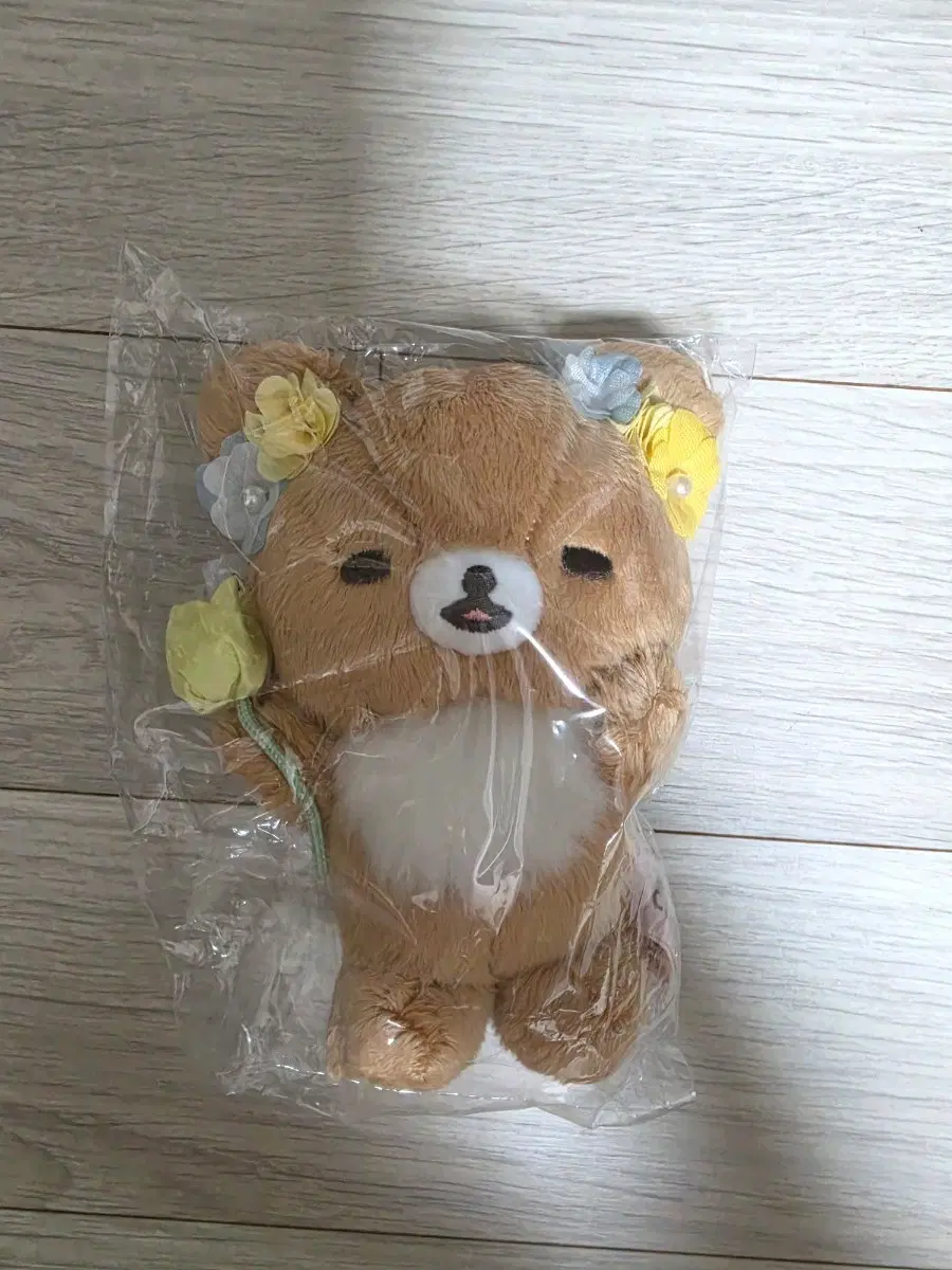 산엑스 챠이로이 코구마 2026 꽃 플라워 마르쉐 마스코트 인형