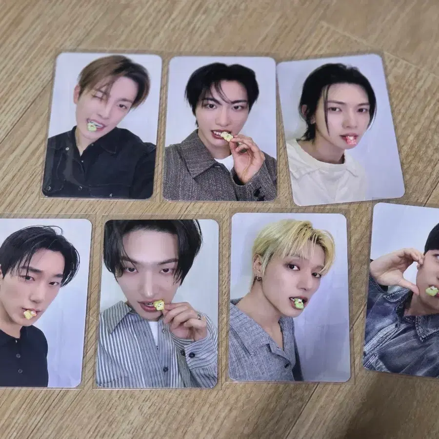 에이티즈 메이크스타 미공포 세트 (윤호 제외)