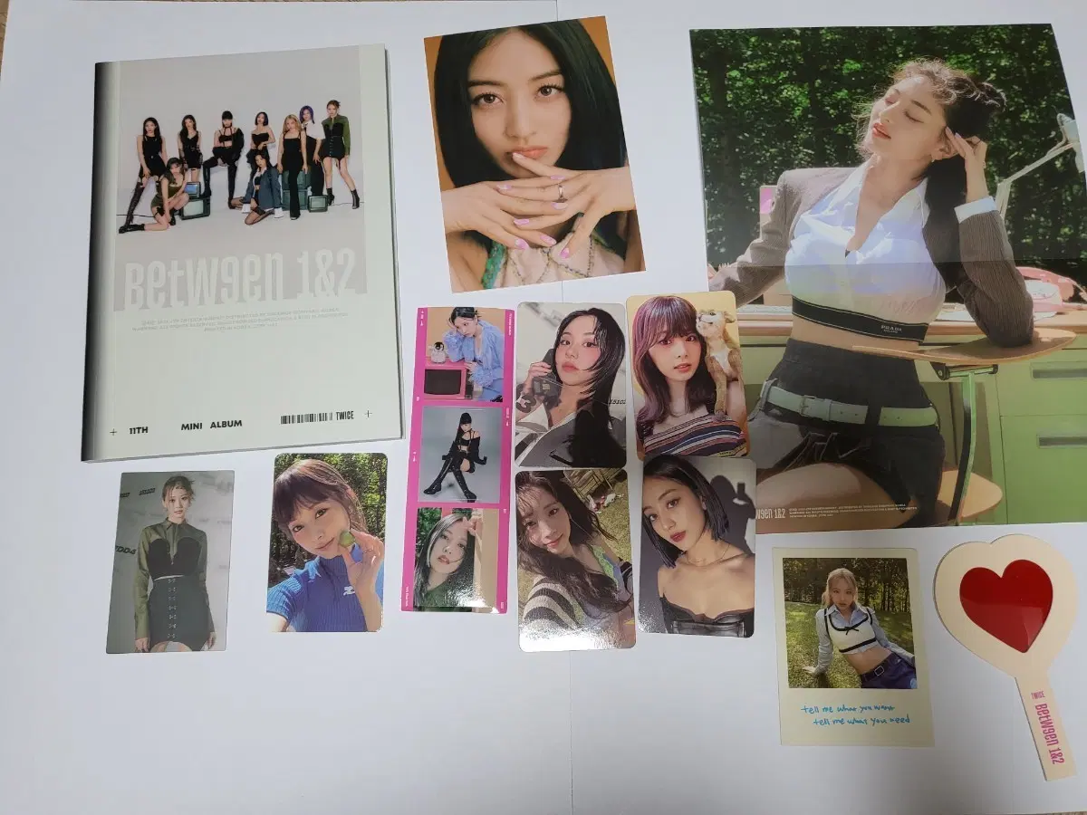 TWICE BETWEEN 1&2 앨범 포카 풀구성 일괄