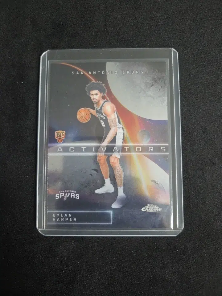 Topps 2025-26 Chrome Activators Dylan Harper Rookie Insert #AC-12 Spurs