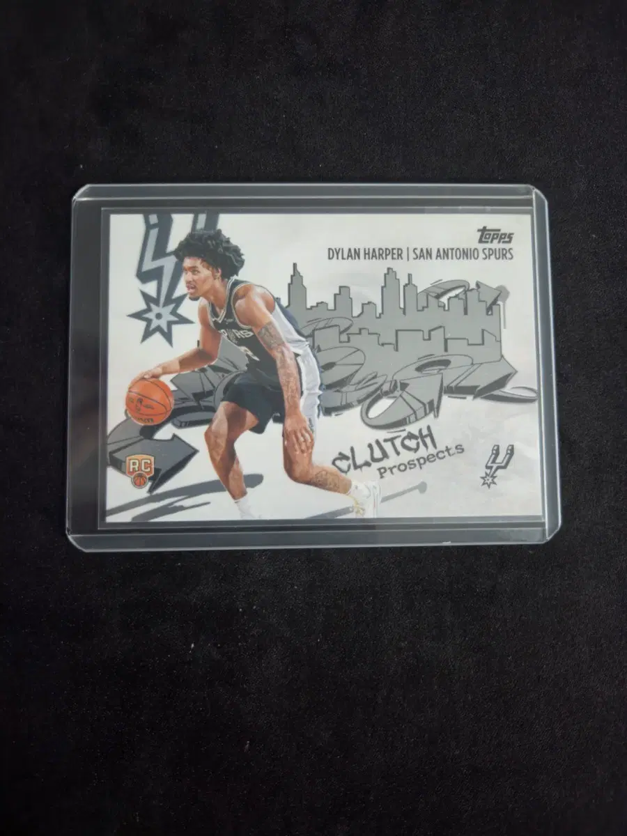 2025 Topps Clutch City Prospects Dylan Harper RC Spurs Rookie Card